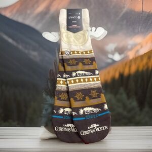 Stance National Lampoon's Christams Vacation Have Some Eggnog Socks Size M 6-8.5